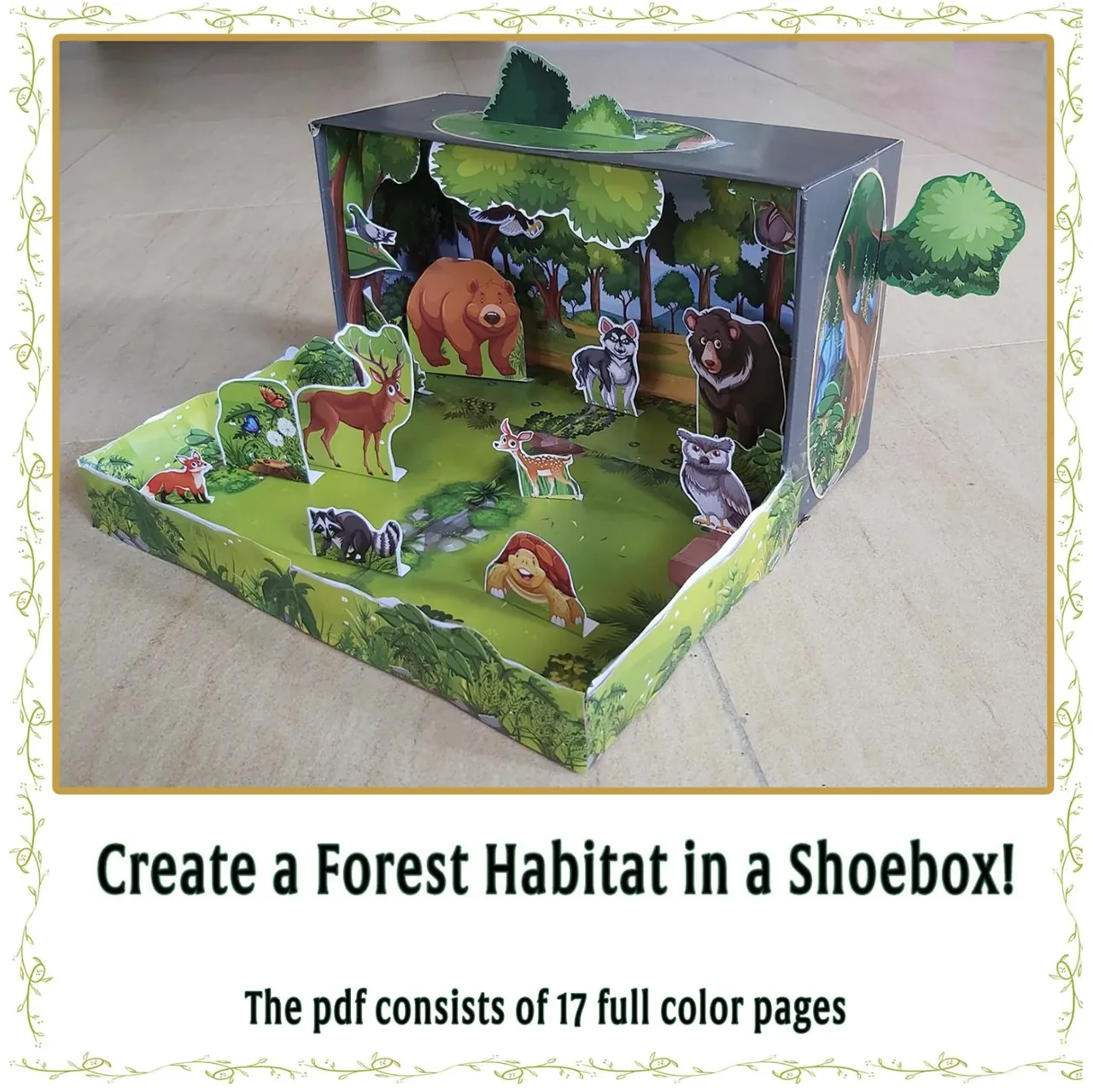 Forest habitat project 3D EVS model for school