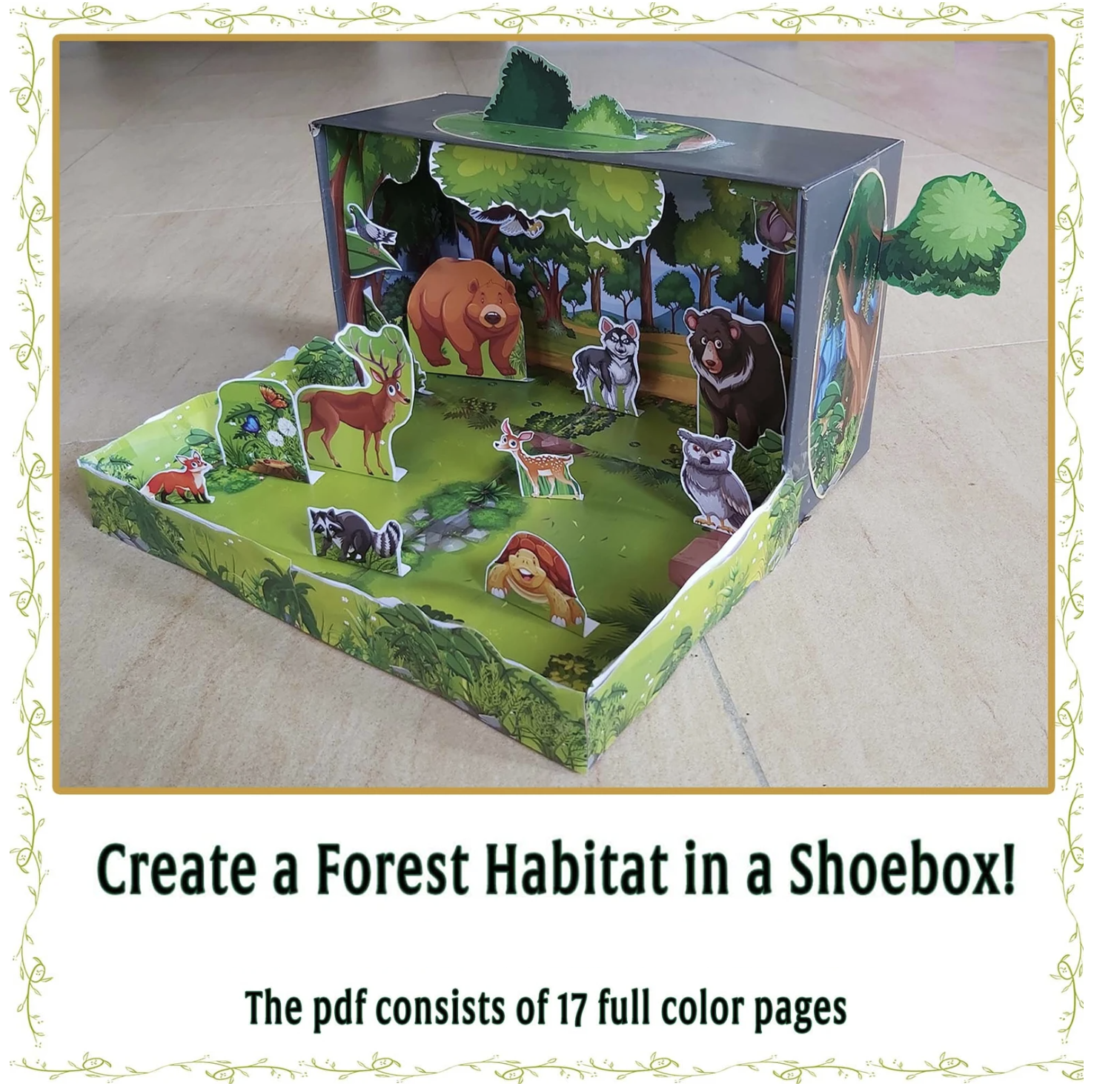 Forest habitat project 3D EVS model for school